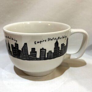 Vintage Fishs Eddy Pottery Jambo Mug 18 oz New York Skyline